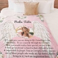 thumbnail image 3 of Custom Memorial Blanket with Photos for Loss of Mom Dad Son Daughter Customized Memory Gift of Departed Loved Ones Blankets, 3 of 5