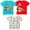 Blue/red/white, variant on MICKEY MOUSE FUNHOUSE Mickey Mouse Toddler Boys 3 Pack Pullover Graphic T-Shirts Blue/Red/White 5T