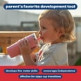 thumbnail image 6 of YAYA My First Travel Tumbler for Preschool & Kids 3+, Insulated Stainless Steel Tumbler with Reusable Silicone Straw & Spill-Proof Lid, Cup Holder Compatible, BPA-Free, 12oz, USA Bears, 6 of 8