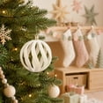thumbnail image 4 of Christmas Tree Ornaments Set 38 Piece White Velvet Christmas Ornaments Gold Christmas Ornaments Mini Christmas Ball Ornaments Christmas Tree Decorations for Holiday Home Decor, 4 of 6