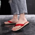 thumbnail image 5 of Men Shoes Fashion Beach Flip Flops Flat Toe Sandwich Beach Flip Flops For Men Men's Flip Flops Size 14 Wide Flip Flops for Men Comfort Barefoot Flip Flops Size 6 Flip Flops for Men under 20 Soft Flip, 5 of 9