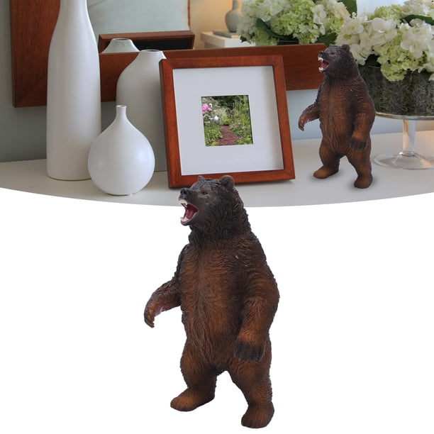 Set De 4 Figuras Del Ciclo De Crecimiento Del Oso – Modelo Educativo Realista De PVC Para Proyectos Escolares Y Decoración