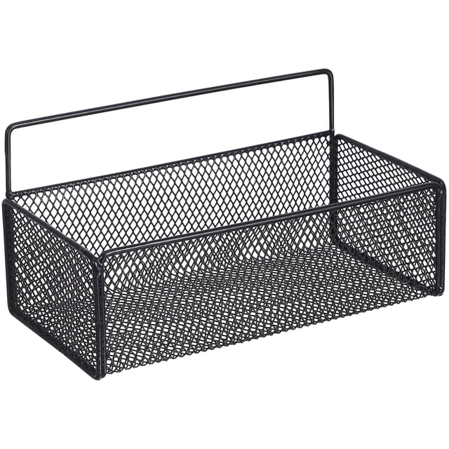 ColoMX Estante de pared para baño, estante de almacenamiento multifunción (negro), 1 Juego