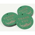 thumbnail image 3 of Inkdotpot Pack Of 50 Thank You Bridal Shower-Baby Shower-Retirement-Wedding-Birthday Favor Paper Tags Craft Real Rose Gold Foil Hang Tags, 3 of 7