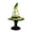 Green, variant on CaiYueKe Witch Hat Lamps - Handcrafted Stained Gothic Wizard Hat Lights for Decor, Mystical Bedroom Ambiance & Wiccan Gifts，Light with Glow-in-The-Dark Figurine for Bedroom