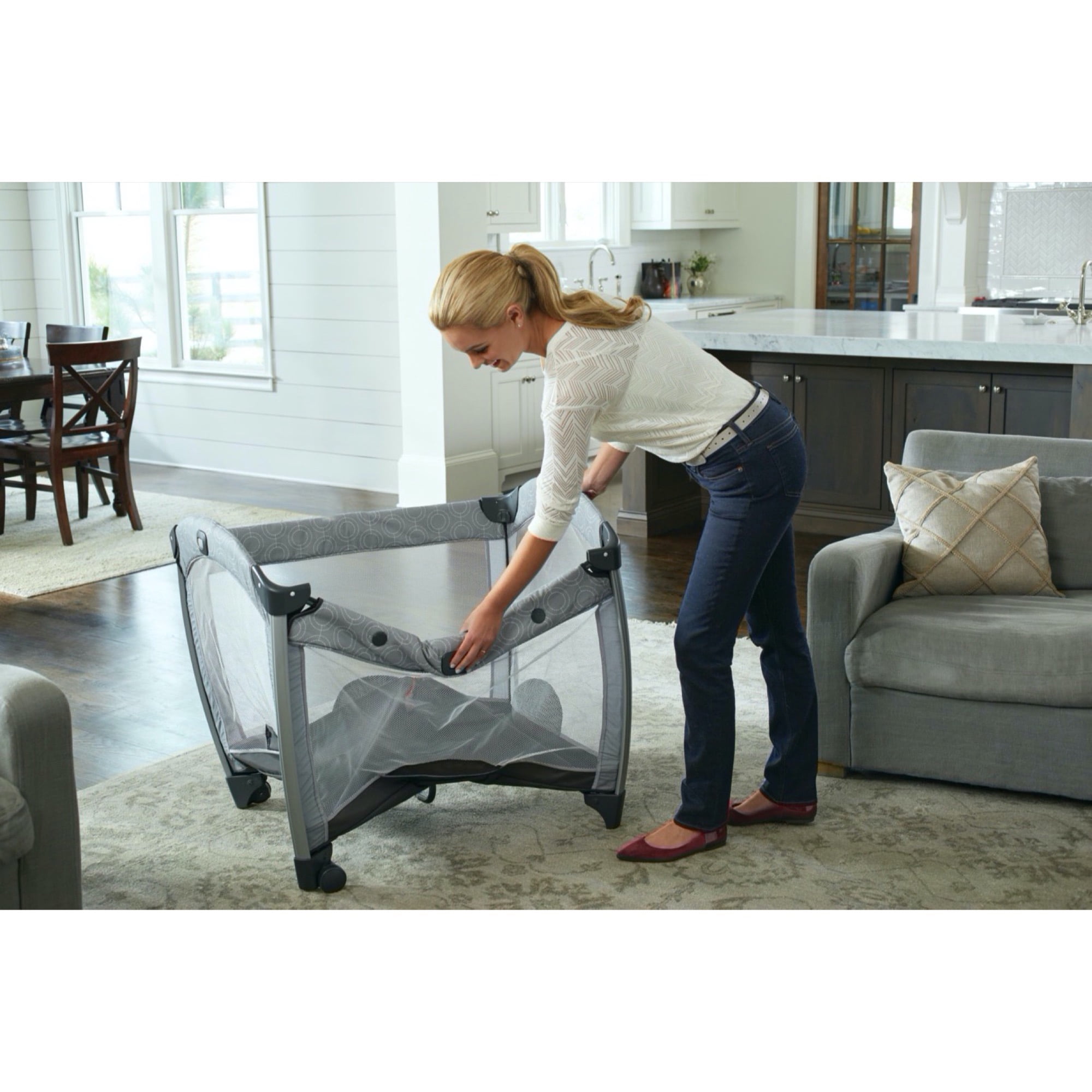 pack n play playard quick connect portable bouncer