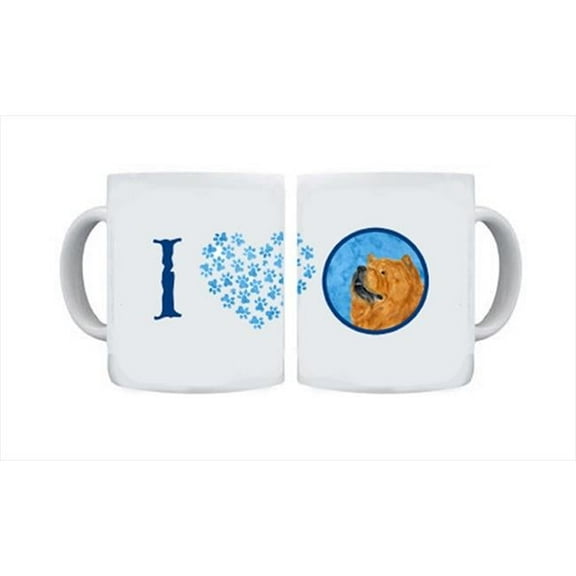 15 oz. Chow Chow Dishwasher Safe Microwavable Ceramic Coffee Mug