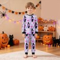 thumbnail image 2 of Gerichy Halloween Pajamas Little Boy Girls Crew Neck Cute Print Pajama Sets Long Sleeve Lovely Sleepwear 2 Piece Pjs Multiple Cartoon Jammies Pajama 2T-9T, 2 of 7