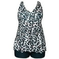 thumbnail image 1 of HAWEE Womens Plus Size Tankini Swimsuits with Shorts Two Piece Bathing Suit Floral Printed Swimwear, 1 of 4