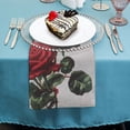 thumbnail image 4 of WERPE Roses Cloth Napkin Reusable Dinner Napkin for Dining Table Kitchen Daily Party Housewarming Farmhouse Decor 6 PCS, 4 of 7