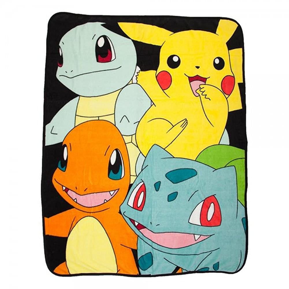 Pokemon Multi Character Lightweight Fleece Throw Blanket 48 x 60