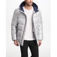thumbnail image 2 of Chaqueta Tommy Hilfiger para hombre, clásica, con capucha, acolchada, color gris XL, 2 of 5