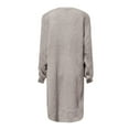 thumbnail image 5 of Cardigan Sweaters for Women Long Sleeve Open Front Loose Fit Knitted Sweater Jacket Coat Womens Cardigan Sweaters, 5 of 6