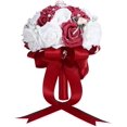 thumbnail image 1 of Ramo romántico de boda, flores artificiales, ramo de rosas, ramo de boda nupcial para el hogar, jardín, fiesta, decoración de boda JFHHH pequeña, 1 of 1