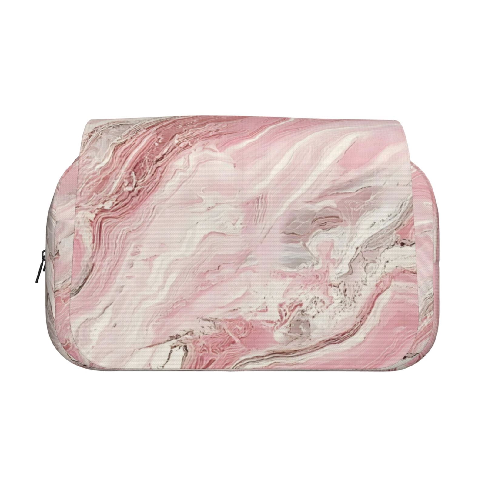 Large-Capacity Flip-Top Double-Layer Pencil Case, Multi-Functional Pocket Pen Case, Durable Stationery Organizer Pink Marble_21256_3