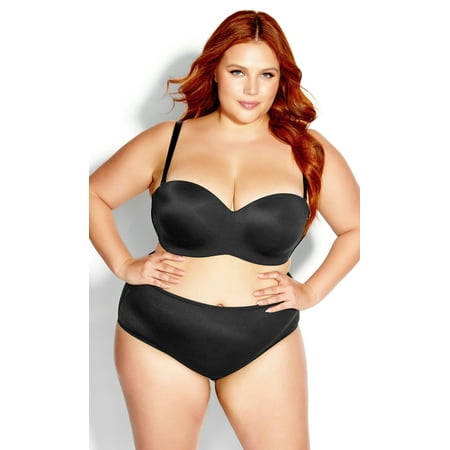 

City Chic Women s Plus Size Bodycon Multiway Padded Bra