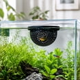 thumbnail image 2 of Floating Betta Hammock & Shrimp Shelter,3D Printed Aquarium Feeding Ring and Nano Aquarium Resting Shelter for Aquatic Animals Provide Safe Resting Spot,Black, 2 of 7