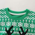thumbnail image 4 of POPTEM Toddler Boys Christmas Sweatshirt Reindeer Cotton Clothes Long Sleeve Casual Pullover Tops 2t, 4 of 7