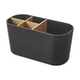 thumbnail image 2 of ShaoXinWan Detachable Divided Plastic Vanity Storage Caddy, Multi Compartment Bathroom Toiletry Organizer, Countertop Storage Holder for Toothbrushes, Cosmetic Supplies and Desktop Small Sundries, 2 of 6