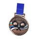 thumbnail image 1 of Medalla deportiva para competiciones de pickleball, baloncesto y fútbol con cordón cobre, 1 of 9