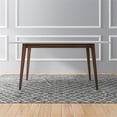 thumbnail image 4 of Pemberly Row Mid-Century Rectangular 63" Solid Wood Dining Table in White, 4 of 5
