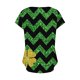 thumbnail image 5 of Fiudx Ofertas Flash Del Día Solo En Línea Top de Primavera/Verano de Manga Corta Informal con Cuello En V Estampado Del Día de San Patricio para Mujer, 5 of 5
