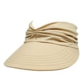 thumbnail image 2 of Women Sun Hat Wide Brim Cap Beach Sun Sports Hat Visor Cap, 2 of 5