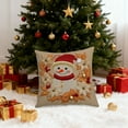 thumbnail image 6 of YIKA Christmas Tree Snowflake Reindeer Pillowcase Christmas Pillow Cover Holiday Decoration Sofa Decoration Linen Pillow Home Sofa Holiday Decoration Pillow Cover A, 6 of 6