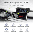 thumbnail image 4 of Car TPMS Tyre Pressure Monitoring System Solar Power Digital Display Auto Security Alarm Systems with 4 External Sensors, 4 of 6