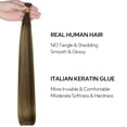 thumbnail image 4 of Extensiones de cabello HOTBANANA I Tip, 18 cm, 50 g, color marrón chocolate, 4 of 7