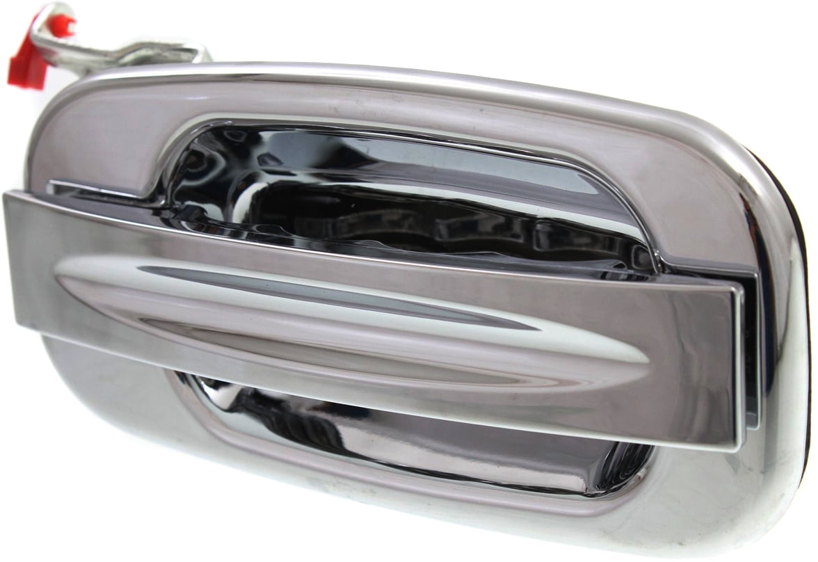 Replacement REPG491307 Exterior Door Handle Compatible with 2002-2006 Cadillac Escalade Chevrolet Avalanche 1500 Rear, Right Passenger Chrome
