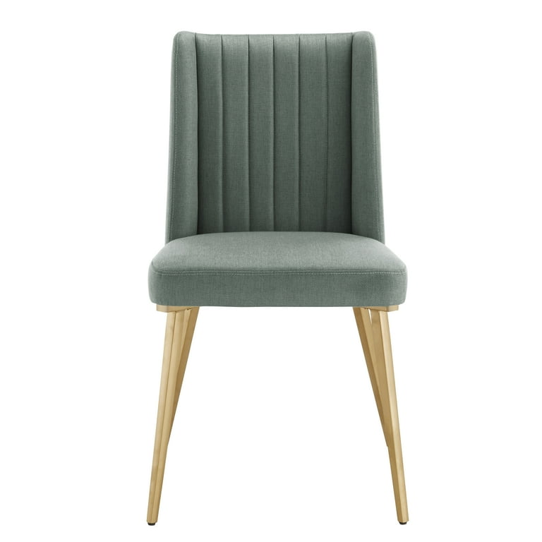 Set Of Two Cream And Gold Upholstered Fabric Side Chairs Set Of Two Cream And Gold Upholstered Fabric Side Chairs