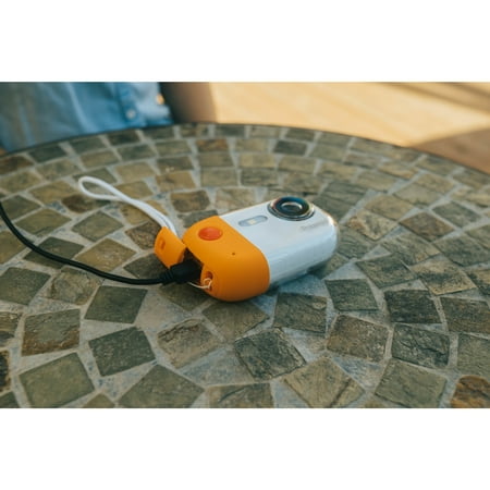 Polaroid - Wave IE50-NOC 4K Video 18.0-Megapixel Waterproof Digital Camera - Orange/White