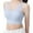 Blue, variant on SGMVNU Girls Sports Bras Seamless Smoothing Padded Training Bra Wireless Racerback Breathable Tween Comfortable Bralette 9-15Y Size: 12-15 Years Yellow