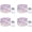 Multi-color, variant on 4 Pack 16FT 50 LED Battery Operated Fairy Lights with Timer, Indoor Outdoor Starry String Lights for Bedroom Classroom Wedding Home Decor - Warm White