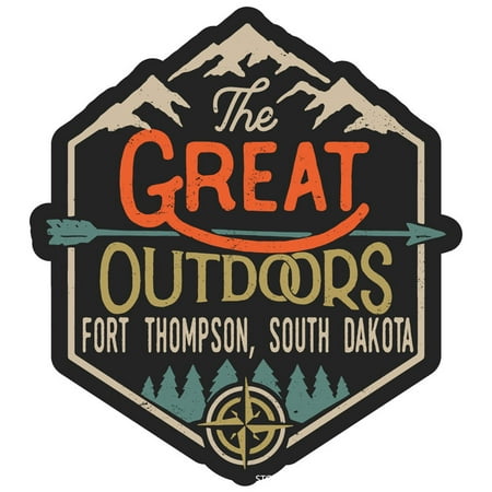 

Fort Thompson South Dakota The Great Outdoors Design 2-Inch Fridge Magnet