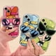 thumbnail image 2 of The Powerpuff-funda con soporte para gafas para niñas, funda de silicona suave para iPhone 15, 14, 11 Pro Max, 13, 12 Mini, XR, XS, X, 8, 7, 6, 6S Plus, SE 2020, 2 of 4