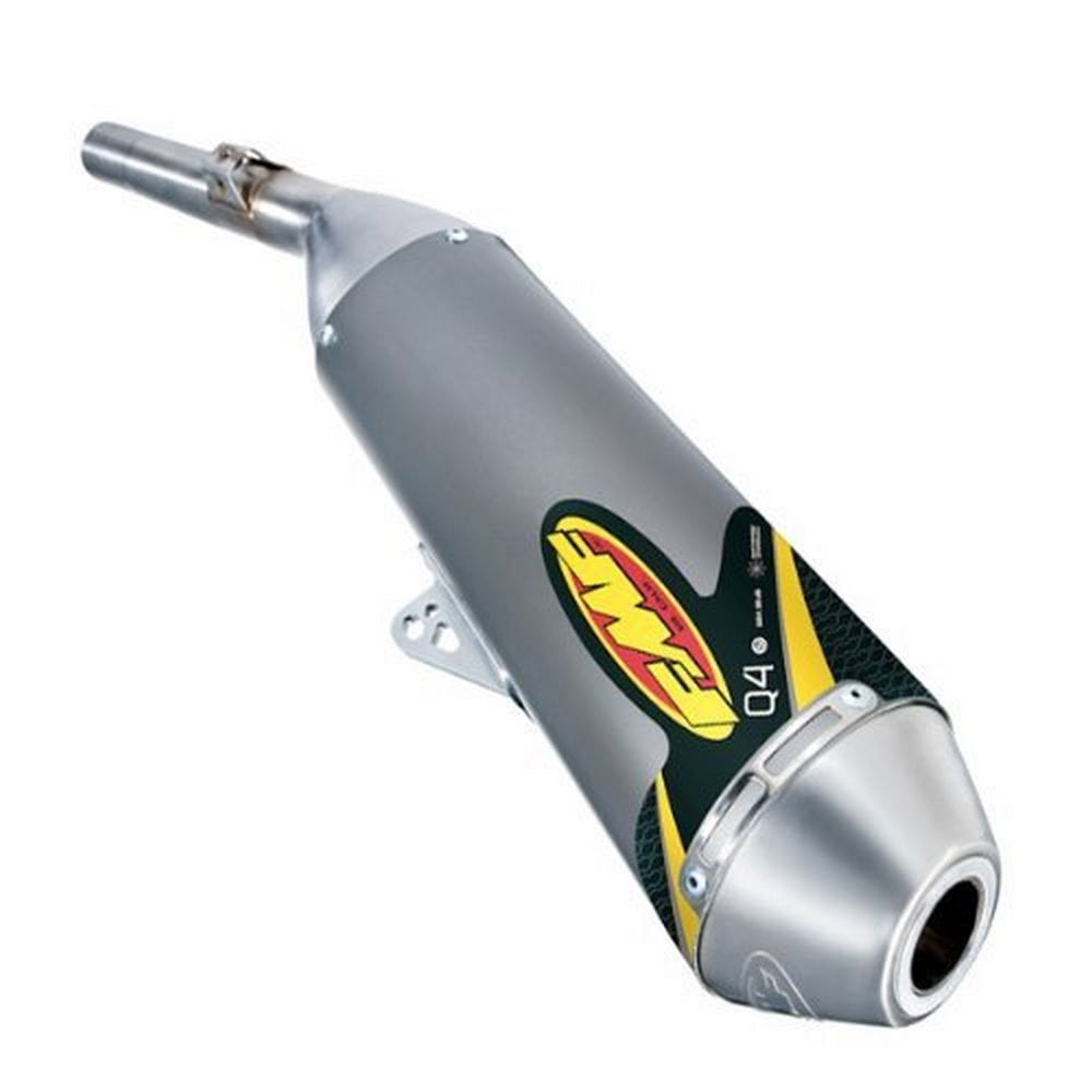 FMF Racing Q4 Aluminum/Steel Spark Arrestor SlipOn System for Honda