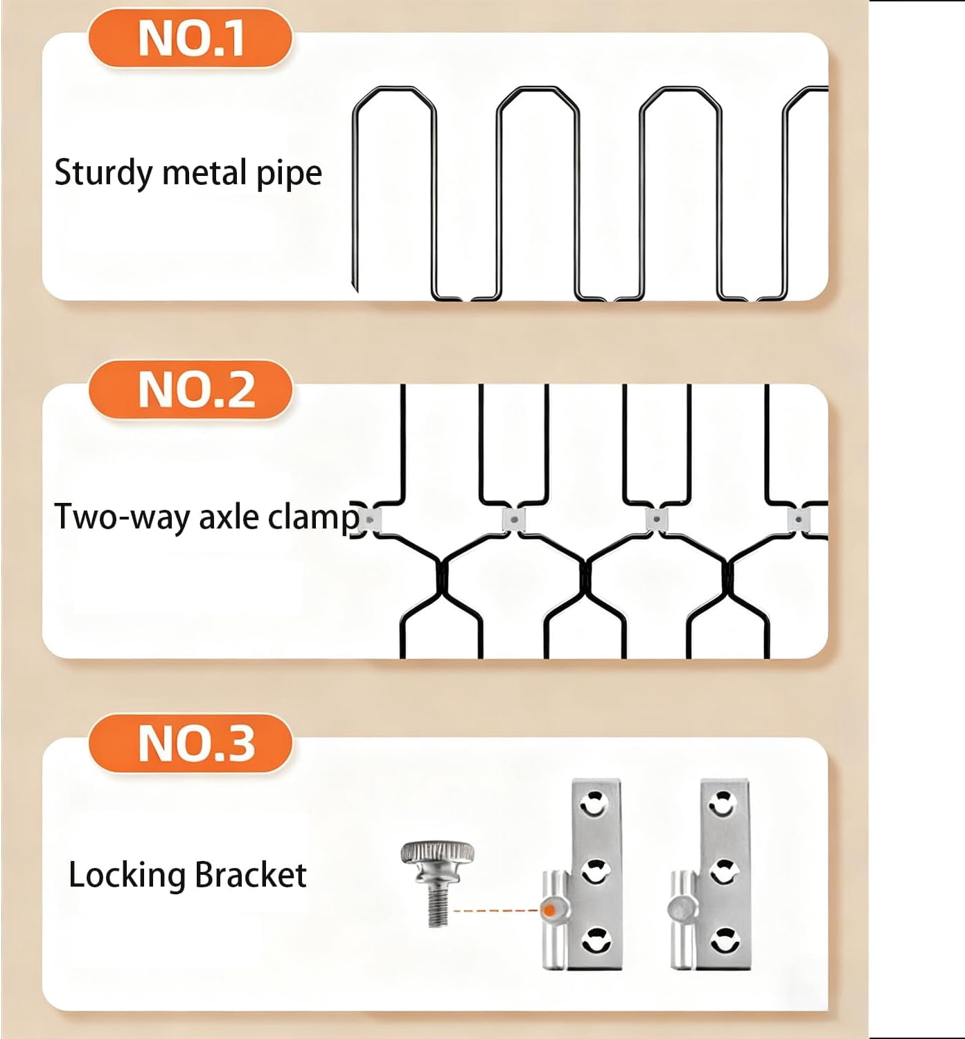 Metal Retractable Door Barrier,26 Wide31 Tall Safety Dog Gate for Front Door,Decorative Vertical Bar Design Easy Install Retractable Pet Gate for Recreational Vehicle, Doorways