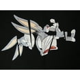 thumbnail image 2 of Looney Tunes Classic Cartoon Character Bugs Bunny Split Mens Black Graphic Tee - S, 2 of 4