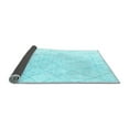 thumbnail image 2 of Ahgly Company Indoor Square Oriental Light Blue Industrial Area Rugs, 3' Square, 2 of 4