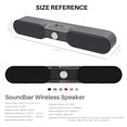thumbnail image 4 of Altavoz Bluetooth, barra de sonido estéreo de 10 W con micrófono, 1800 mAh, 4 of 5
