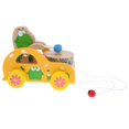 thumbnail image 2 of Juguete de desarrollo Baoblaze Coche tambor de rana de madera Multicolor, 2 of 7