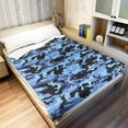thumbnail image 3 of 50" x 80" Blanket Throw Comfort Warmth Soft Cozy Air Conditioning Easy Care Machine Wash Camouflage, 3 of 5