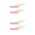 thumbnail image 4 of Bearachild 10X Faux Plants Garden Decor Fotografía Prop Calla Nupcial Real Touch Holiday Calcomanía Multicolor DIY Prop Peach Red Melocotón rojo 2piezas, 4 of 6