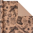thumbnail image 4 of Gynky Christmas Wrapping Paper 3 Rolls 17 inches x 10 feet Gift Wrap Paper Santa Snowman Both Side Available Extra Thick Merry Christmas Reversible, 4 of 8