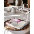 thumbnail image 6 of Pink White Pumpkin Cloth Napkins Set of 6 Reusable Dinner Napkins, Fall Thanksgiving Retro Light Beige Cocktail Napkin Washable Table Napkins for Wedding/Holiday Party/Baby Shower 20"x20", 6 of 7