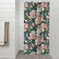thumbnail image 2 of Pioneer Flower Floral Print Pattern Shower Curtain 36"x72" ,Bathroom Decorative Shower Curtains Set with 12 Hooks,Modern Waterproof Washable Shower Curtain, 2 of 6