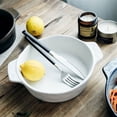 thumbnail image 4 of Baking Dish Ceramic Amphora Baking Dish Irregular Round Dish Household Deep Dish Vegetable Bowl Western Spaghetti Baking Bowl, 4 of 4