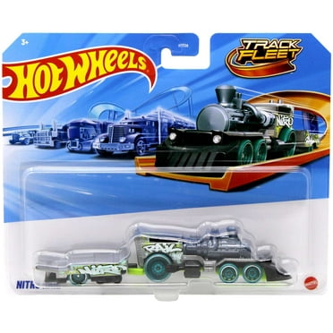 Hot Wheels Track Fleet Nitro Rail Die Cast Car (Grey)